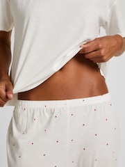 Hunkemöller White Print Pyjamas Set - Image 3 of 5