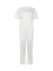 Hunkemöller White Print Pyjamas Set - Image 4 of 5