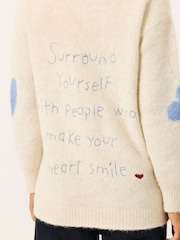 FatFace Heart Knitted Longline Cardigan - Slika 3 od 6