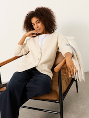 FatFace Heart Knitted Longline Cardigan - Slika 4 od 6