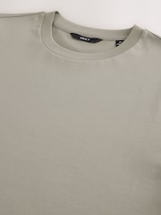 Sage Green Regular Fit Signature SUPIMA® Cotton Crew Neck T-Shirt - Image 7 of 8