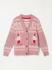 FatFace Ski Christmas Cardigan - 7 paveikslėlis iš 7
