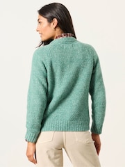 FatFace Robin Blue Knitted Crew Jumper - Image 2 of 6