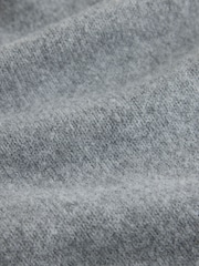 Grey Short Sleeve Knit 2 in 1 Mini Dress - Image 7 of 7