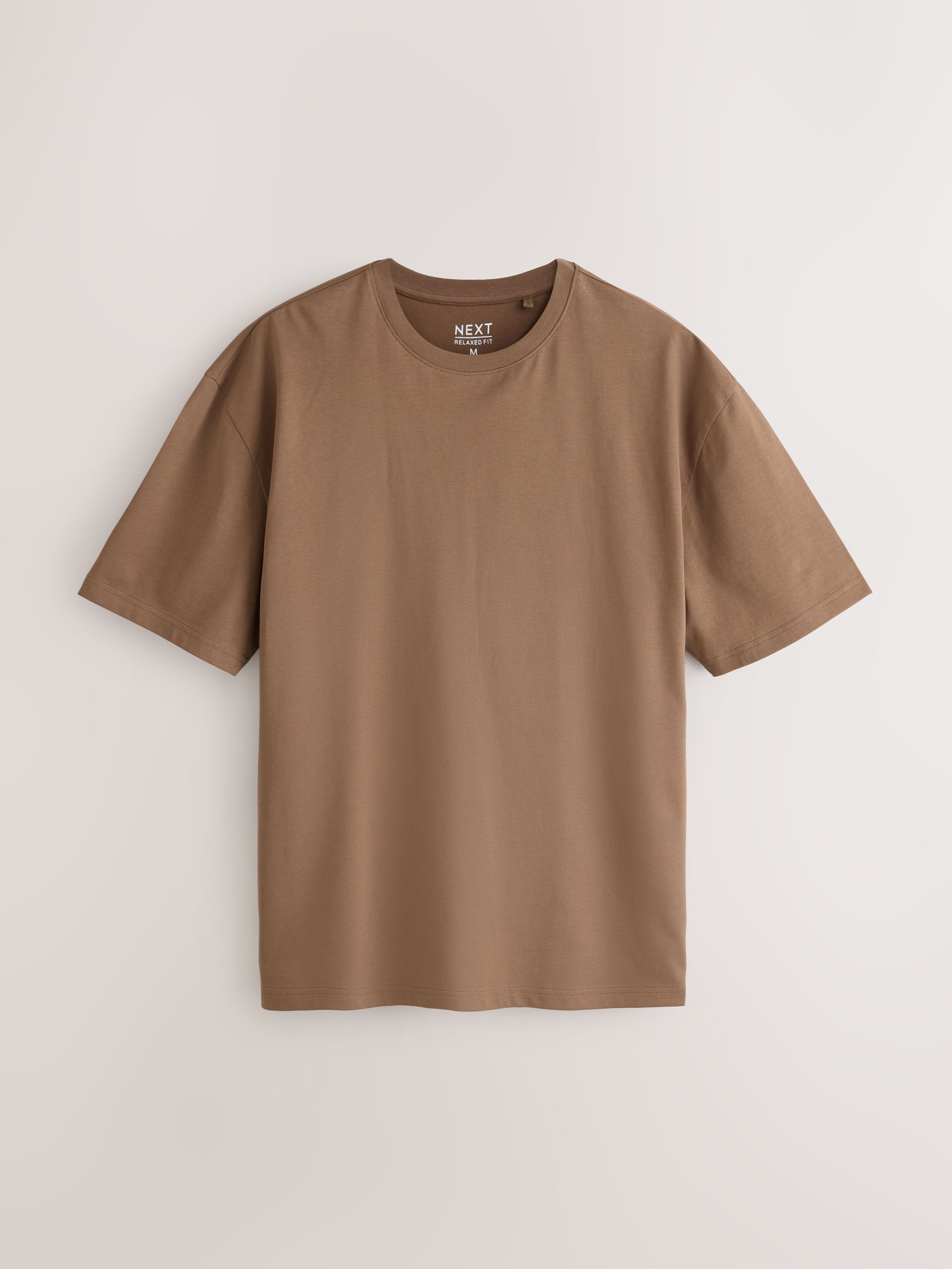 FCRB RELAX FIT CREWNECK TOP M グレー Buy Brown Relaxed Fit Essential Crew Neck Cotton T-Shirt from Next USA