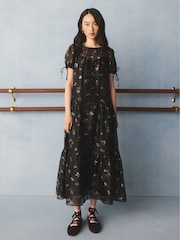 Cath Kidston Puff Sleeve Dress - სურათი 1 10-დან