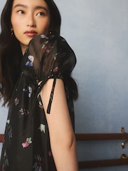 Cath Kidston Puff Sleeve Dress - სურათი 4 10-დან