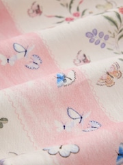 Cath Kidston Pink Stripe Floral Wide Leg Jeans - Image 4 of 4