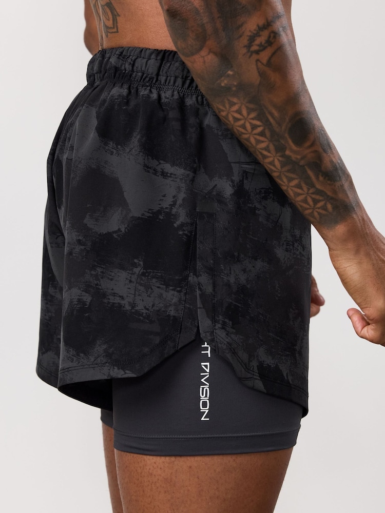 Gym King Light Grey Fight Division Combat 5'' Shorts - Image 4 of 4 Gym King Light Grey Fight Division Combat 5'' Shorts - Image 4 of 4