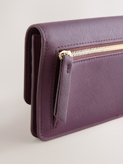 Berry Red Foldover Wristlet Purse - Image 4 of 5