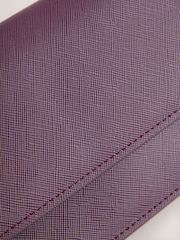 Berry Red Foldover Wristlet Purse - Image 5 of 5