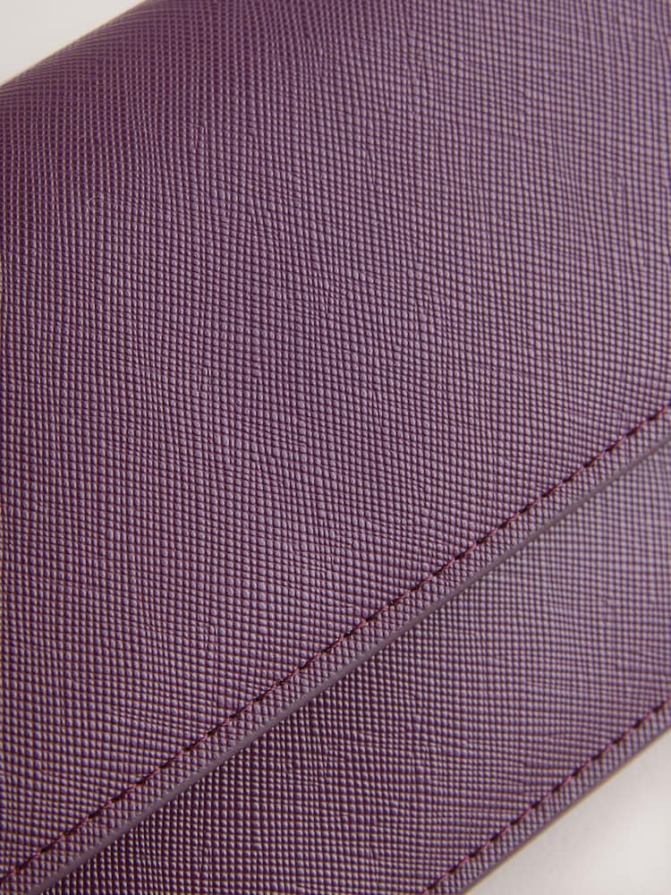 Berry Red Foldover Wristlet Purse - Image 5 of 5 Berry Red Foldover Wristlet Purse - Image 5 of 5