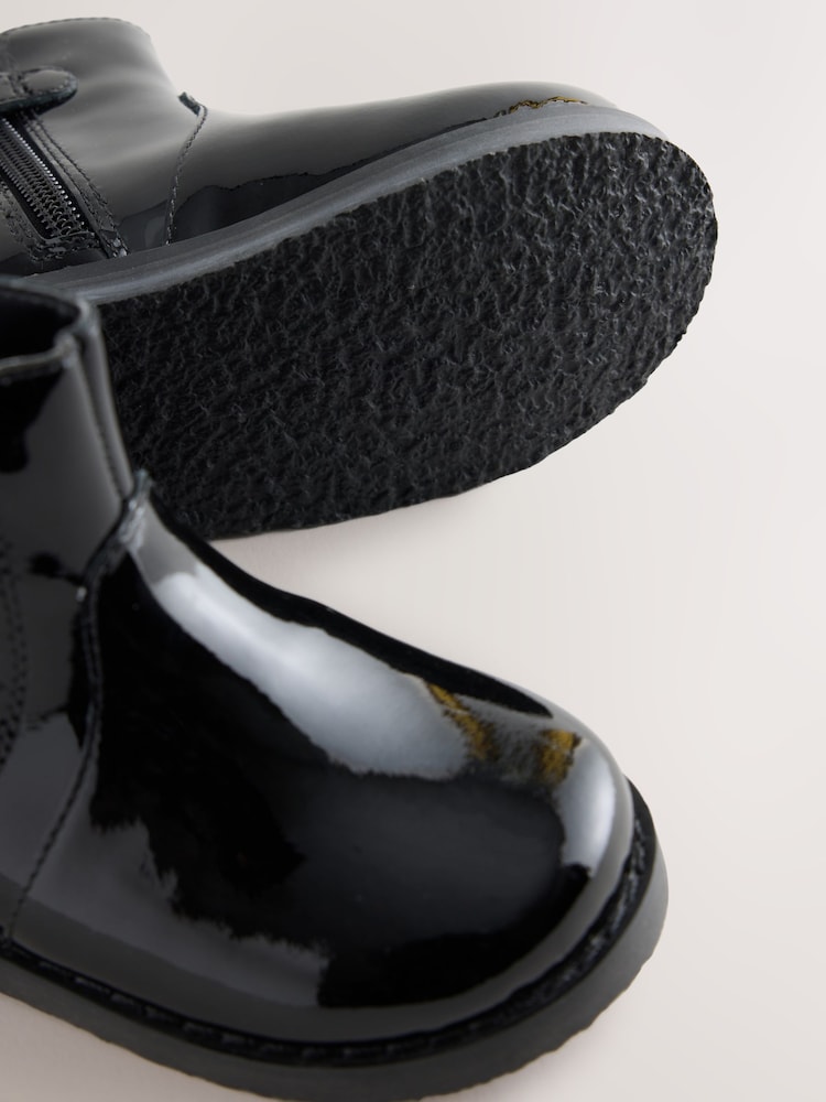 Black Bow Detail Chelsea Ankle Boots - Image 5 of 5 Black Bow Detail Chelsea Ankle Boots - Image 5 of 5