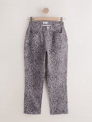 Leopard Print Hourglass Classic High Rise Straight Jeans - Image 3 of 5