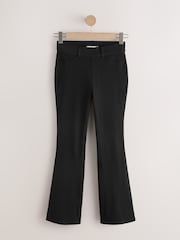 Black/ Chocolate Brown Full Length Jersey Denim Bootcut Leggings 2 Pack - Image 7 of 9