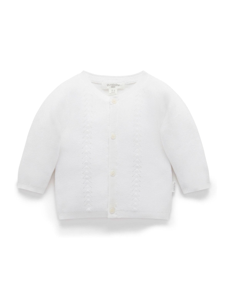 Purebaby Layette Cardigan - Imaginea 1 din 4