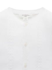 Purebaby Layette Cardigan - Imaginea 4 din 4