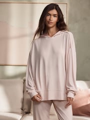 B by Ted Baker Blush Pink Oversized Hoodie - Image 2 of 7