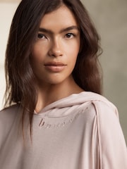 B by Ted Baker Blush Pink Oversized Hoodie - Image 5 of 7