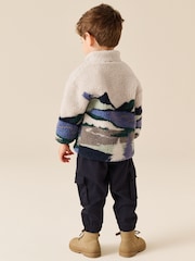 Blue Moutain Zip Neck Fleece (3mths-7yrs) - Image 2 of 3