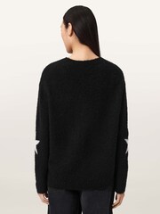 AllSaints Black Kismet Jumper - Image 4 of 6