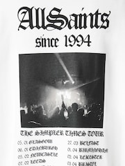 AllSaints White Gig Amphia Hoodie - Image 6 of 7