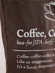 Шоколадно-коричневий - Gilmore Girls License Shopper Bag - Image 4 of 5