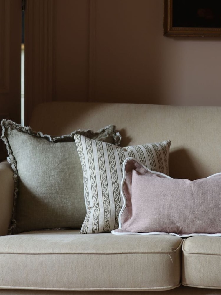 Ellenvale Interiors Olive Hallie Ruffle Cushion Cover - Image 3 of 3