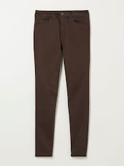 FatFace HAYLE Chocolate Brown Denim Five pocket Trouser - Image 6 of 6