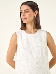 화이트 - Roman Premium Sequin Shift Dress - 5의 이미지 4