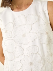 화이트 - Roman Premium Sequin Shift Dress - 5의 이미지 5