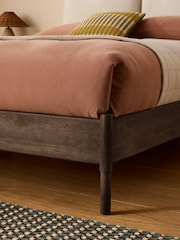 MADE.COM Natural Stone Woven Slub Plain Solen Bed - Image 2 of 6