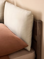 MADE.COM Natural Stone Woven Slub Plain Solen Bed - Image 3 of 6