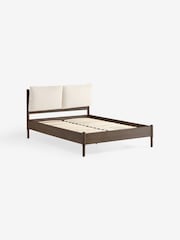 MADE.COM Natural Stone Woven Slub Plain Solen Bed - Image 4 of 6