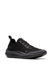 Clarks Black Solevana Tie Shoes - Image 3 of 5