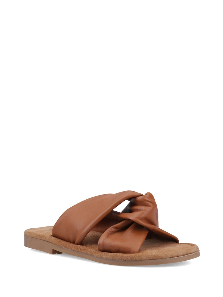 Hush Puppies Brown Amy Wide Fit Sandals - Image 2 of 5