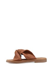 Hush Puppies Brown Amy Wide Fit Sandals - Image 5 of 5