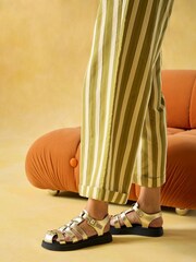 Hush Puppies Gold Cassandra Gladiator Sandals - Image 1 of 7