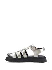 Hush Puppies Gold Cassandra Gladiator Sandals - Image 6 of 7