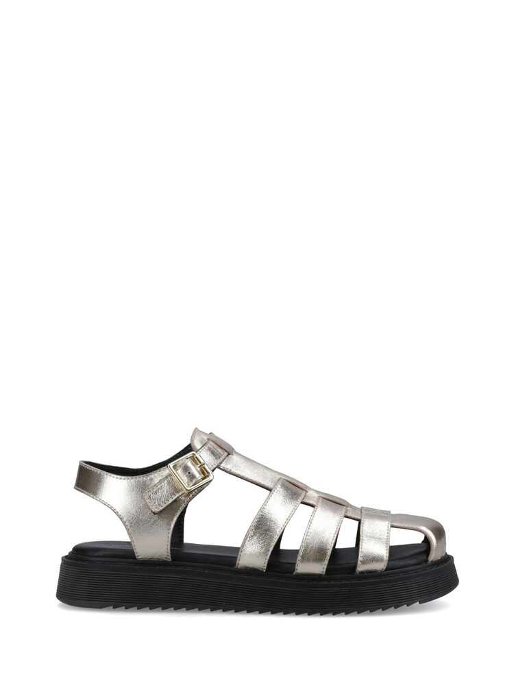 Hush Puppies Gold Cassandra Gladiator Sandals - Image 7 of 7