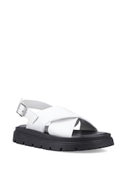 Hush Puppies White Lara Sandals - Image 3 of 5