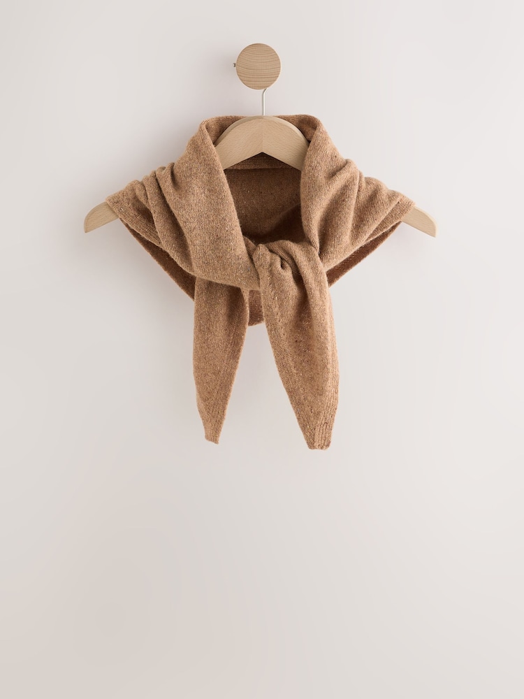 Camel Neppy 100% Merino Wool N.Premium Neck Scarf - Image 1 of 3