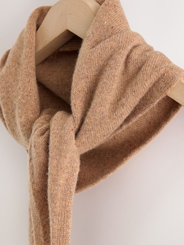 Camel Neppy 100% Merino Wool N.Premium Neck Scarf - Image 2 of 3