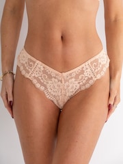 Pour Moi Nude Brazilian Fleur Knickers - Image 2 of 2