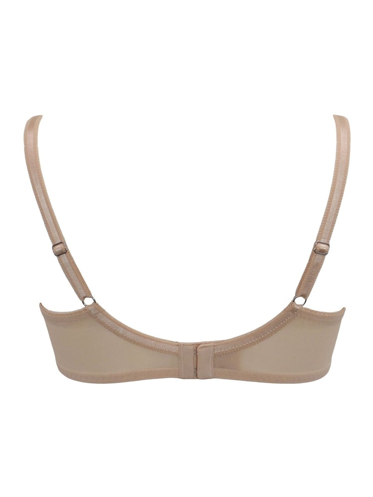 Pour Moi Nude Balcony Fleur Balconette Bra - Image 4 of 4 Pour Moi Nude Balcony Fleur Balconette Bra - Image 4 of 4