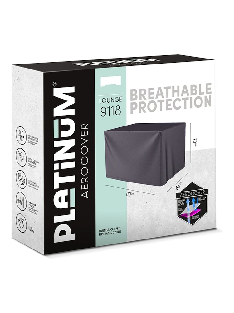 Pacific Anthracite Garden Firetable Aerocover - Image 1 of 6