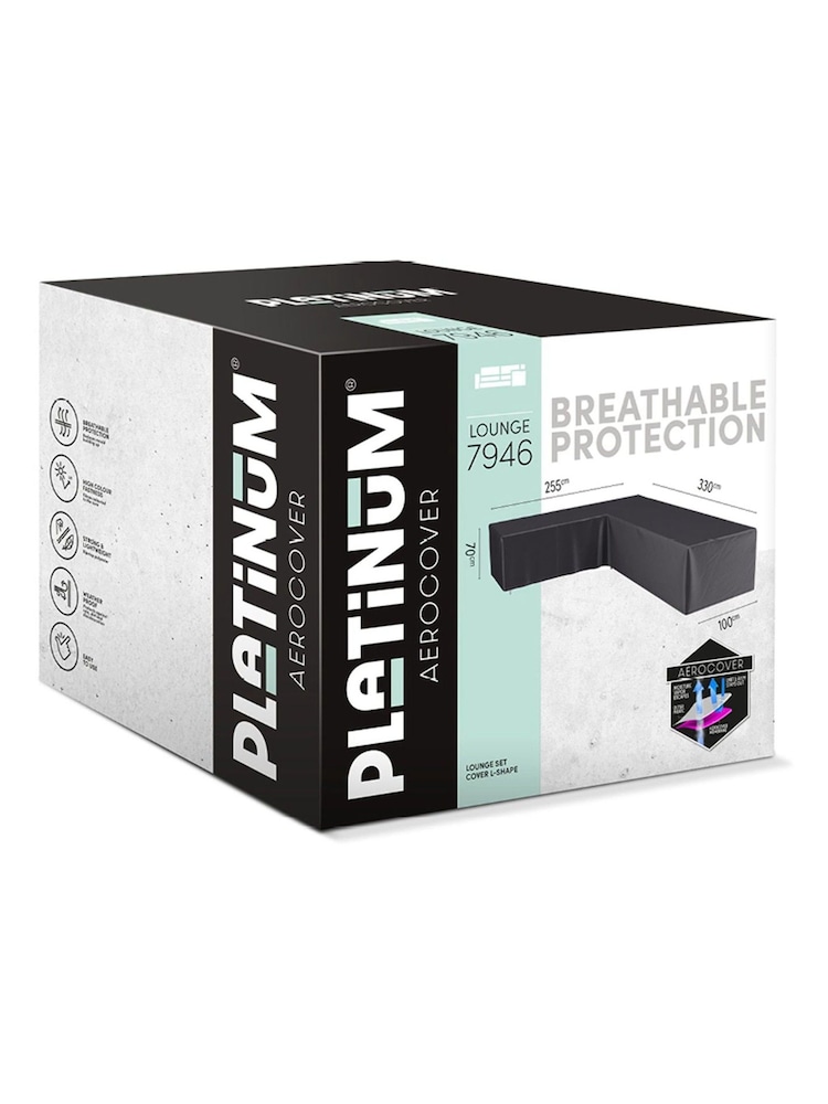 Pacific Anthracite Outdoor Seating Set Aerocover Right Hand L Shape - Image 1 of 6