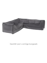 Pacific Anthracite Outdoor Seating Set Aerocover L Shape - Image 3 of 6
