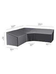 Pacific Anthracite Outdoor Seating Set Aerocover Trapeeze - Image 2 of 6