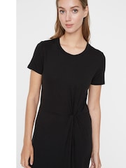 VERO MODA Black Petite Short Sleeve Jersey Maxi Dress - Image 3 of 5